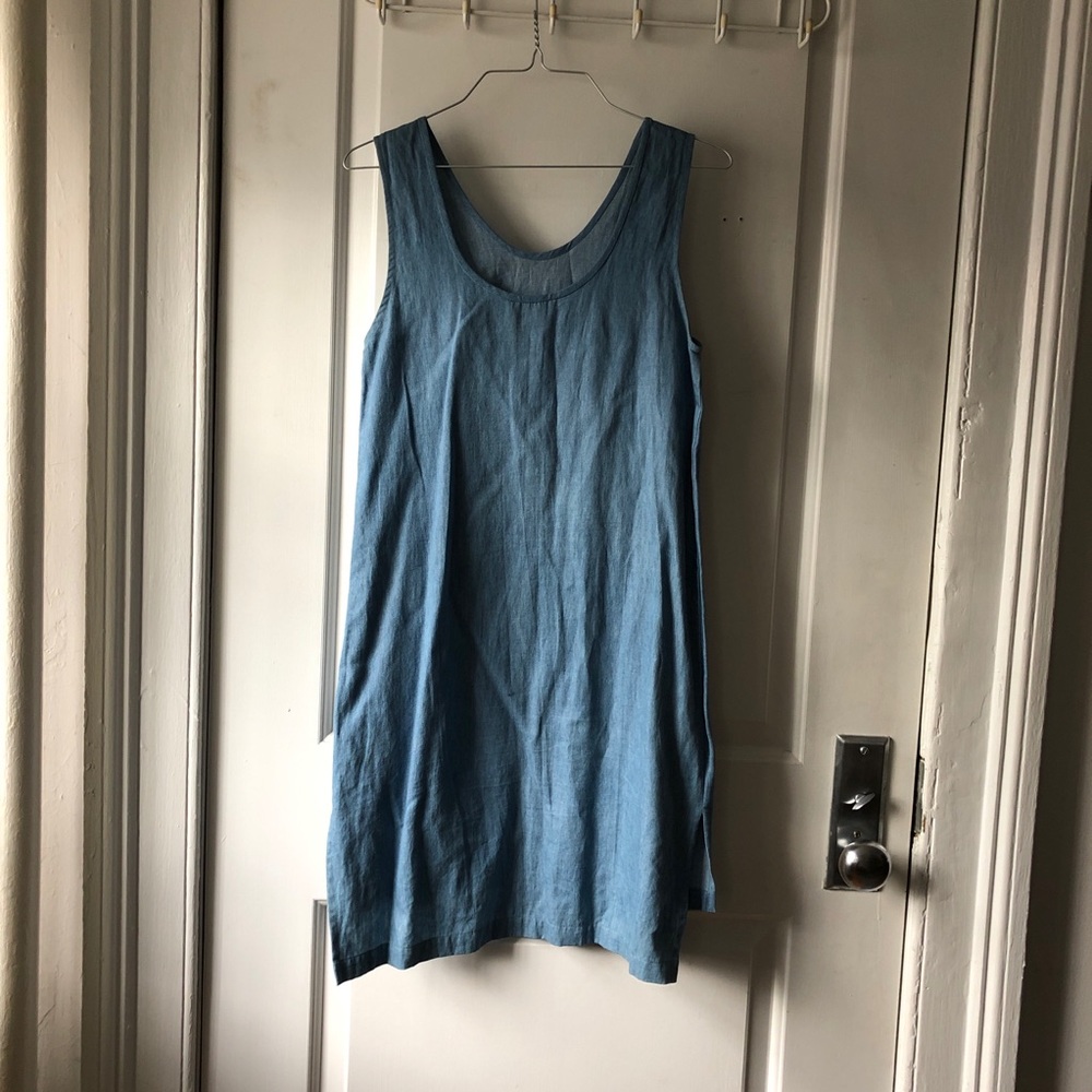 Ilana Kohn Tank Dress Denim / Chambray - Picture 2 of 3